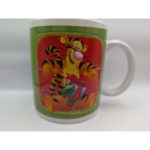Disney Houston Harvest Christmas Winnie the Pooh & Friends mug tigger piglet 4"